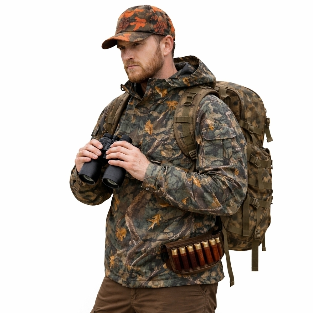 Rebel Minds lightweight Camo Anorak Jacket Pullover Hooded Med NWT windbreaker